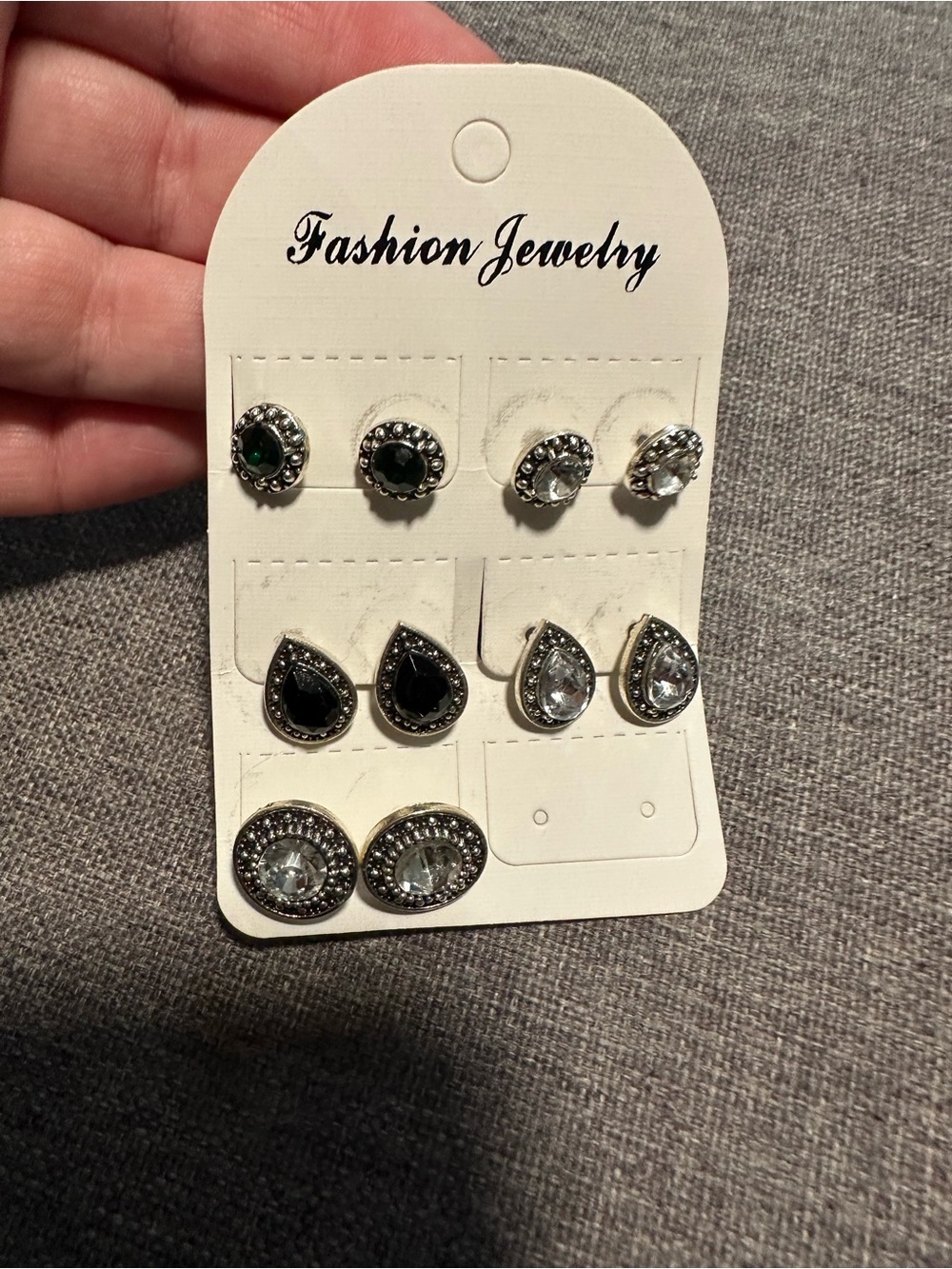 Stud Earrings 5 Pair‎ New